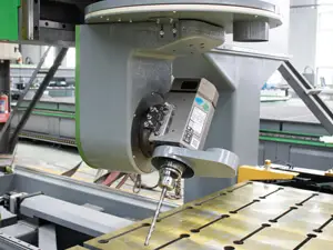 5-axis-linkage-CNC-spindle-head-tilting-axis
