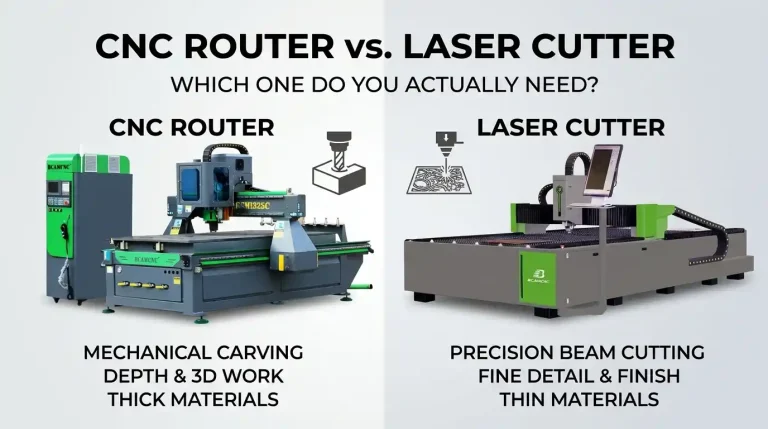 CNC Router vs. Laser Cutting machine