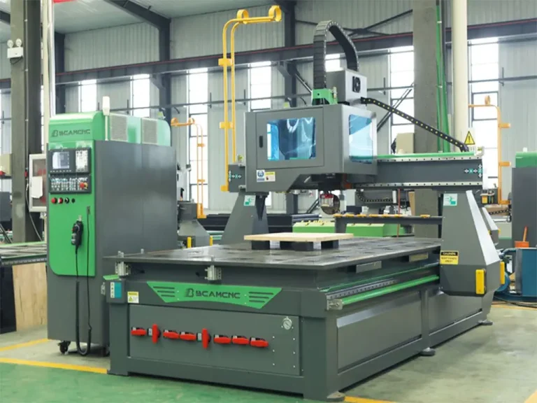 Industrial ATC CNC Router for Aluminum Cutting Right Side View