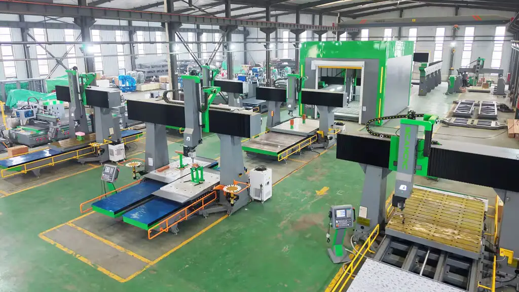 Large-Scale-Industrial-5-Axis-CNC-Router-Production-Line